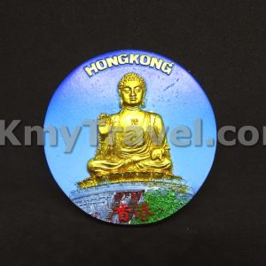 Hong Kong Tian Tan Buddha Graphic Souvenir Magnet