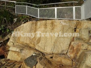 Rock Carving at Big Wave Bay