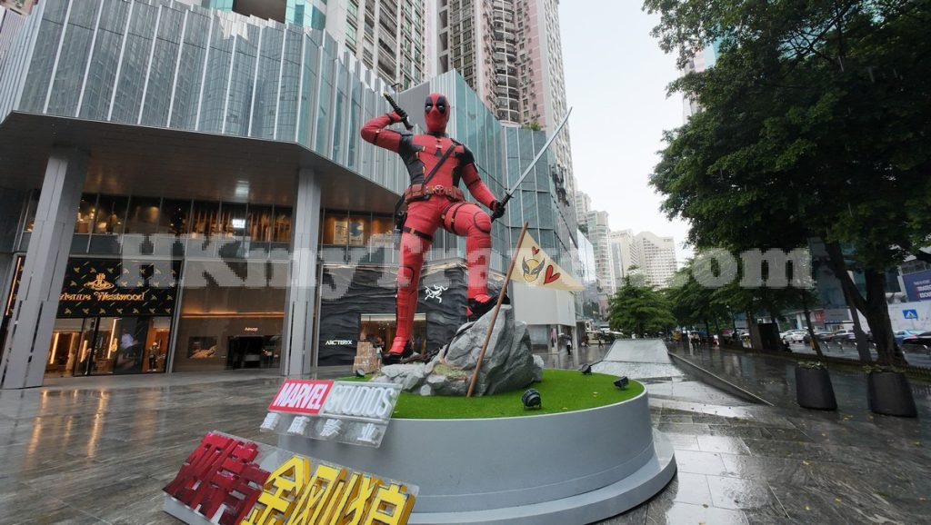 Deadpool & Wolverine and other Marvel Characters Exhibition at MixC Shenzhen China
