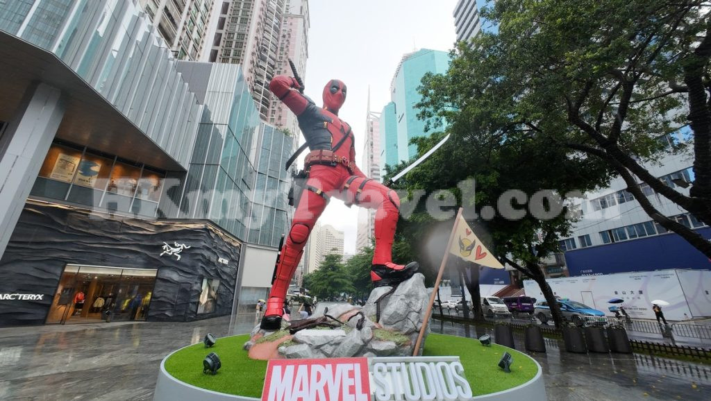 Deadpool & Wolverine and other Marvel Characters Exhibition at MixC Shenzhen China