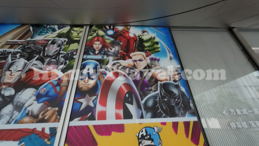 Deadpool & Wolverine and other Marvel Characters Exhibition at MixC Shenzhen China