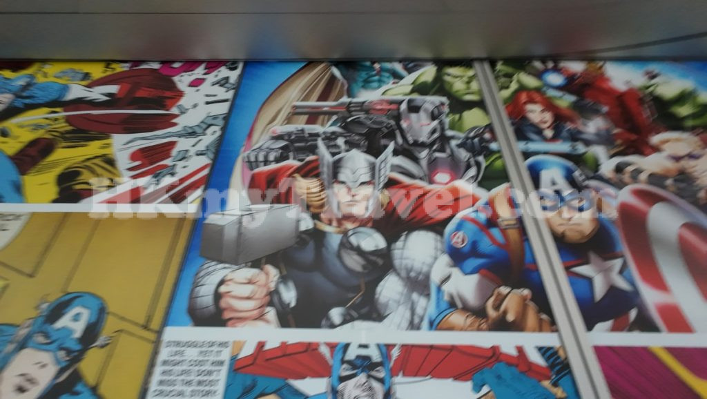 Deadpool & Wolverine and other Marvel Characters Exhibition at MixC Shenzhen China