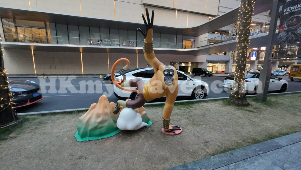 Kung Fu Panda Figures Exhibition at MixC Shopping Mall Shenzhen China