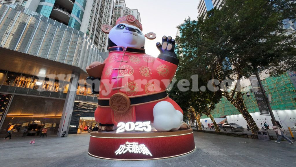 Kung Fu Panda Figures Exhibition at MixC Shopping Mall Shenzhen China
