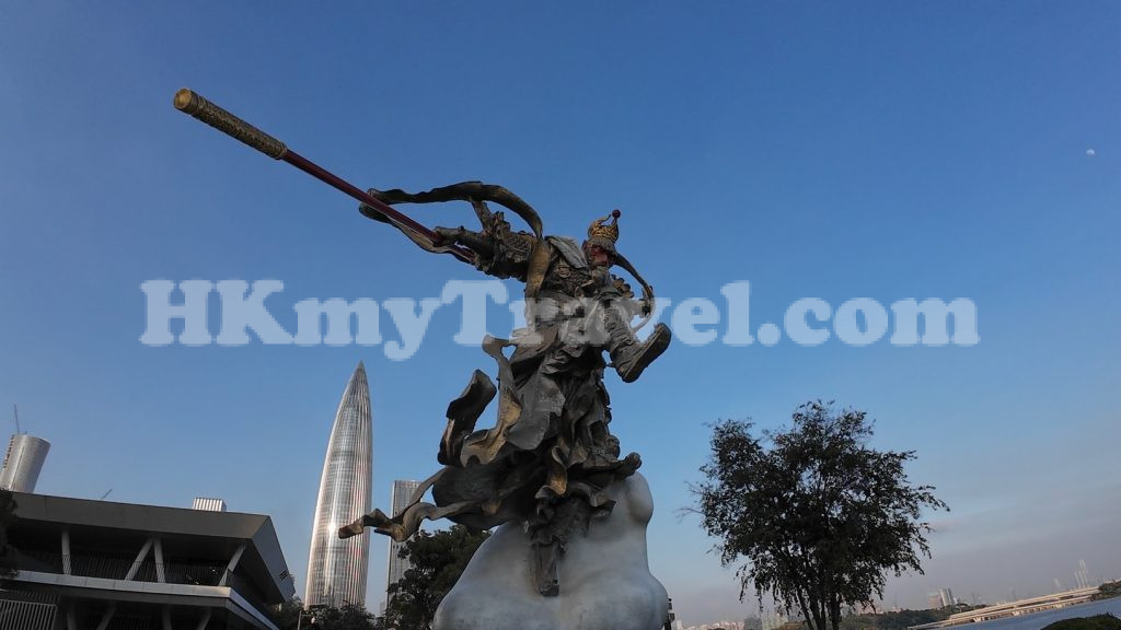 Sun Wukong the Monkey King Statue at Shenzhen Talent Park Shenzhen China