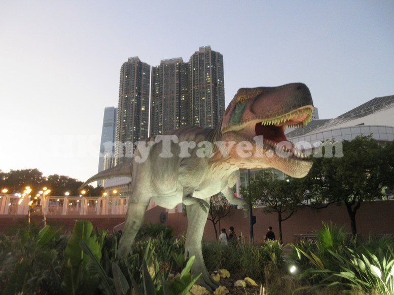 九龍公園的機器恐龍